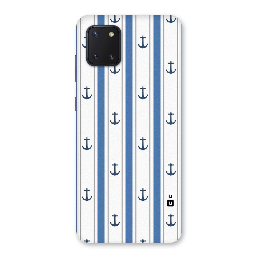 Anchor Stripe Lines Back Case for Galaxy Note 10 Lite
