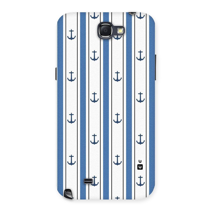 Anchor Stripe Lines Back Case for Galaxy Note 2