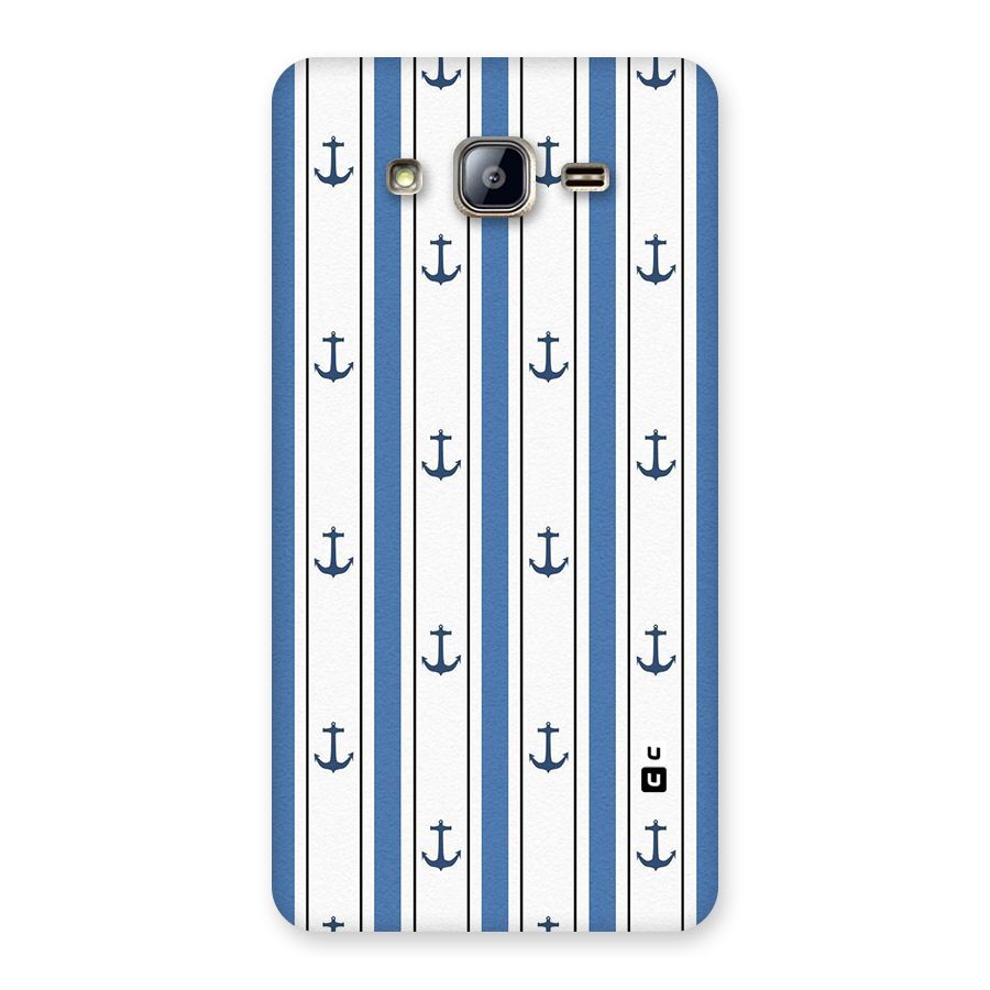 Anchor Stripe Lines Back Case for Galaxy On5