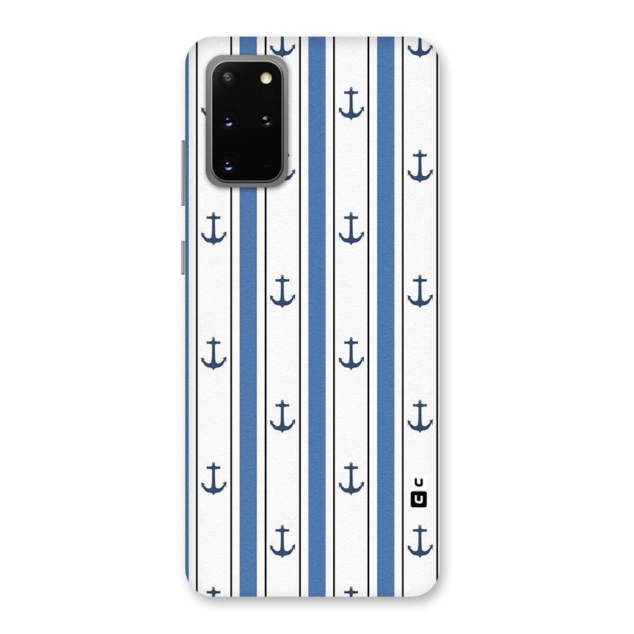 Anchor Stripe Lines Back Case for Galaxy S20 Plus