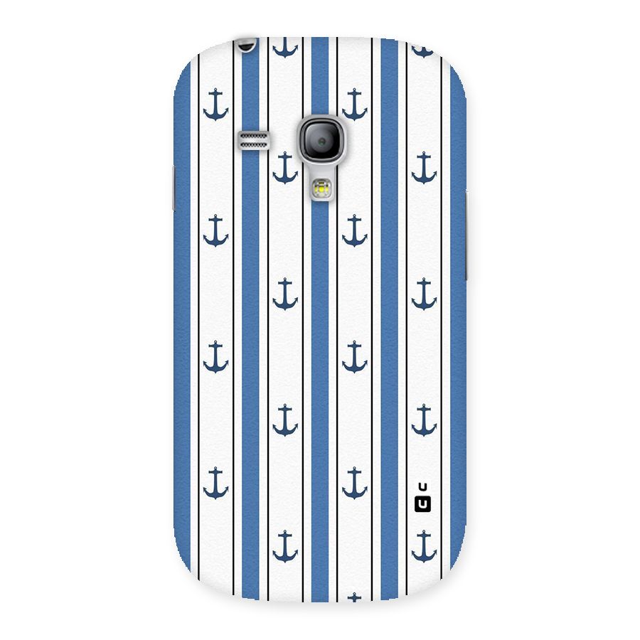 Anchor Stripe Lines Back Case for Galaxy S3 Mini