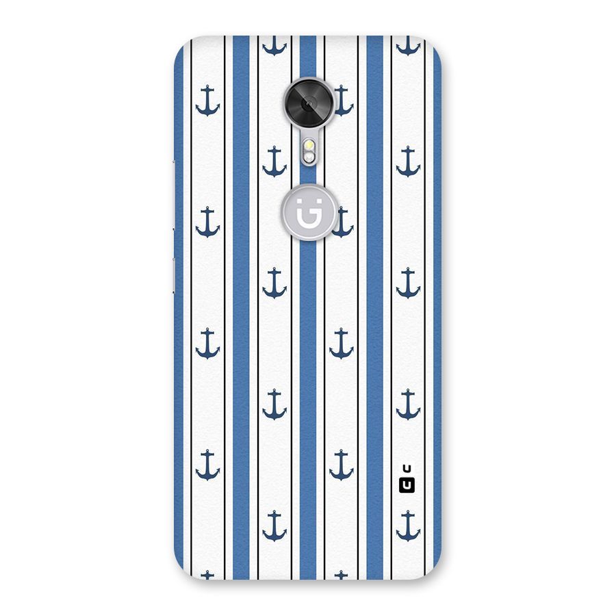 Anchor Stripe Lines Back Case for Gionee A1