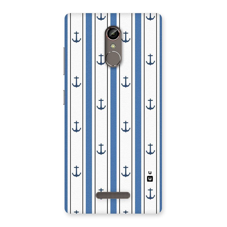 Anchor Stripe Lines Back Case for Gionee S6s