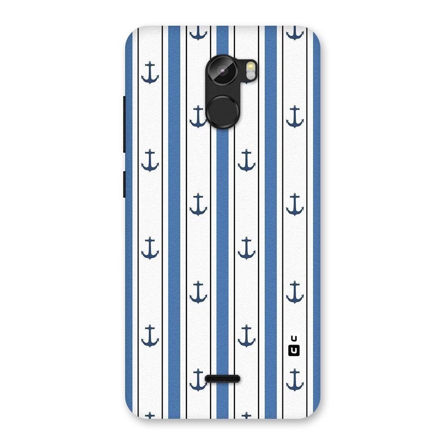 Anchor Stripe Lines Back Case for Gionee X1