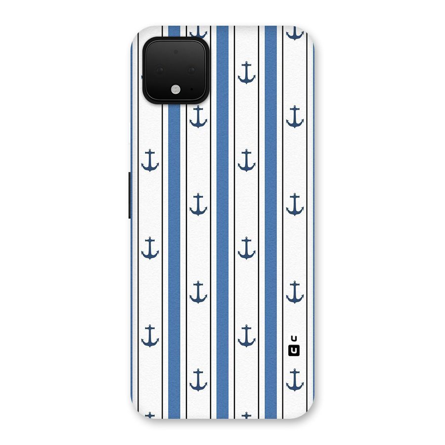 Anchor Stripe Lines Back Case for Google Pixel 4 XL
