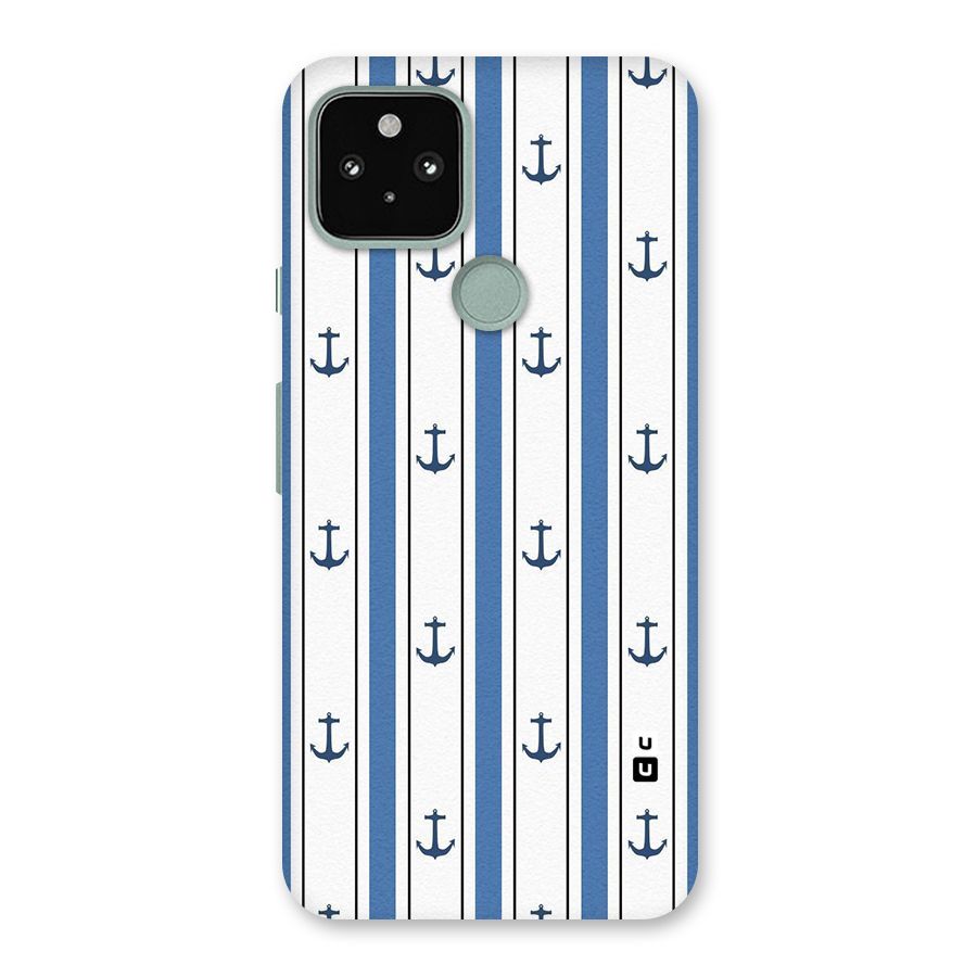 Anchor Stripe Lines Back Case for Google Pixel 5