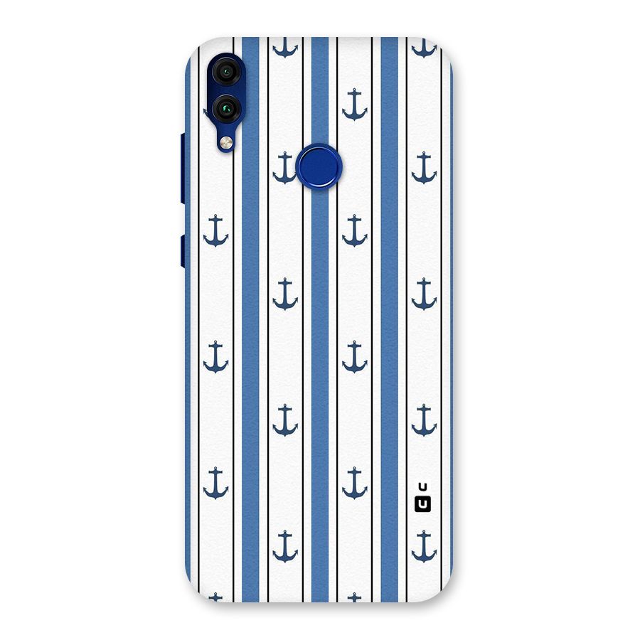 Anchor Stripe Lines Back Case for Honor 8C