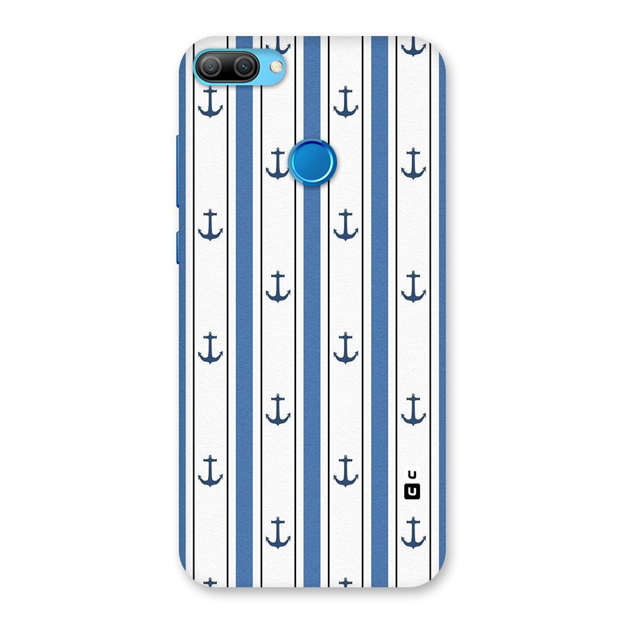 Anchor Stripe Lines Back Case for Honor 9N