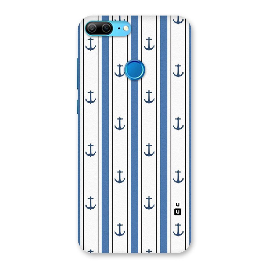 Anchor Stripe Lines Back Case for Honor 9 Lite