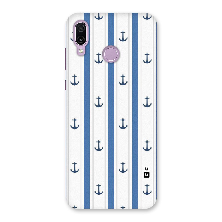 Anchor Stripe Lines Back Case for Honor Play