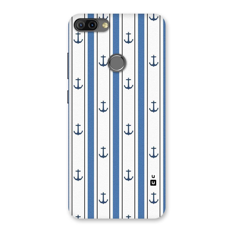 Anchor Stripe Lines Back Case for Infinix Hot 6 Pro