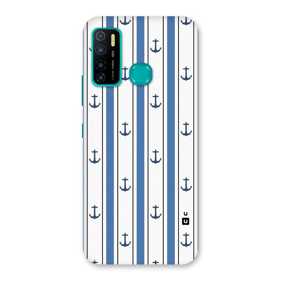 Anchor Stripe Lines Back Case for Infinix Hot 9 Pro