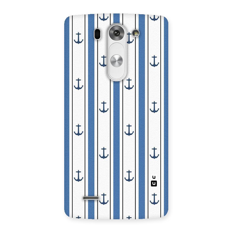 Anchor Stripe Lines Back Case for LG G3 Beat