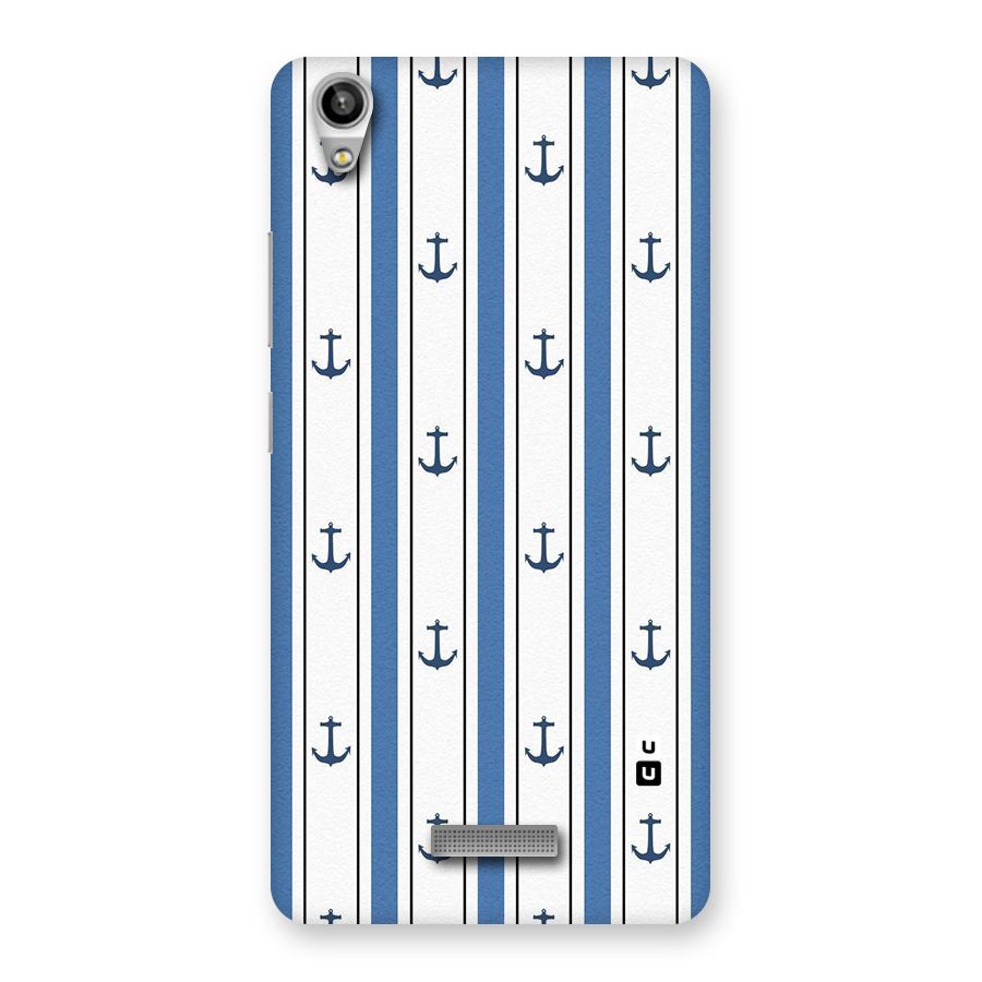 Anchor Stripe Lines Back Case for Lava-Pixel-V1