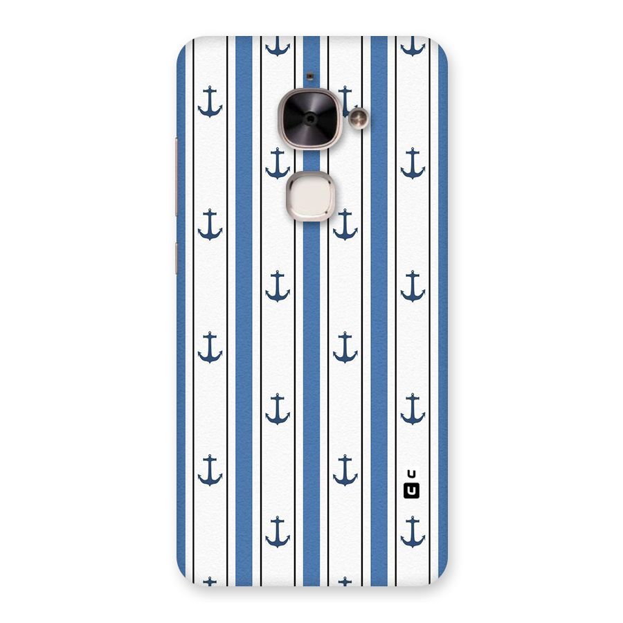 Anchor Stripe Lines Back Case for Le 2