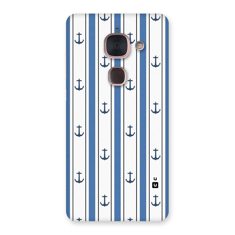 Anchor Stripe Lines Back Case for Le Max 2
