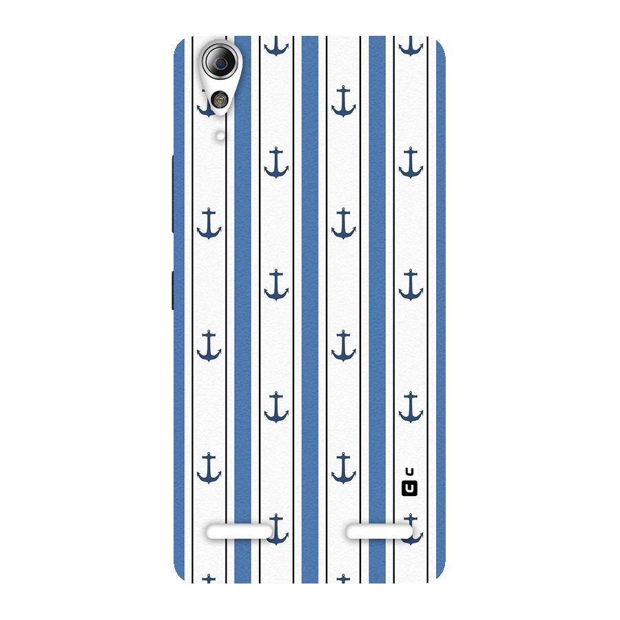 Anchor Stripe Lines Back Case for Lenovo A6000