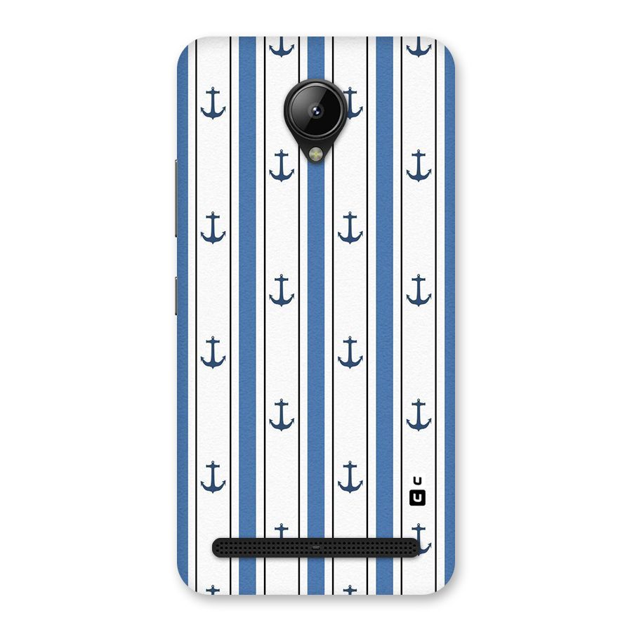 Anchor Stripe Lines Back Case for Lenovo C2