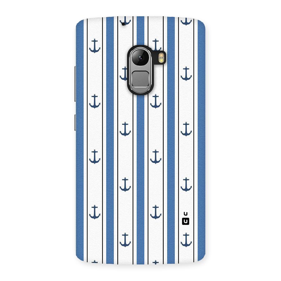 Anchor Stripe Lines Back Case for Lenovo K4 Note