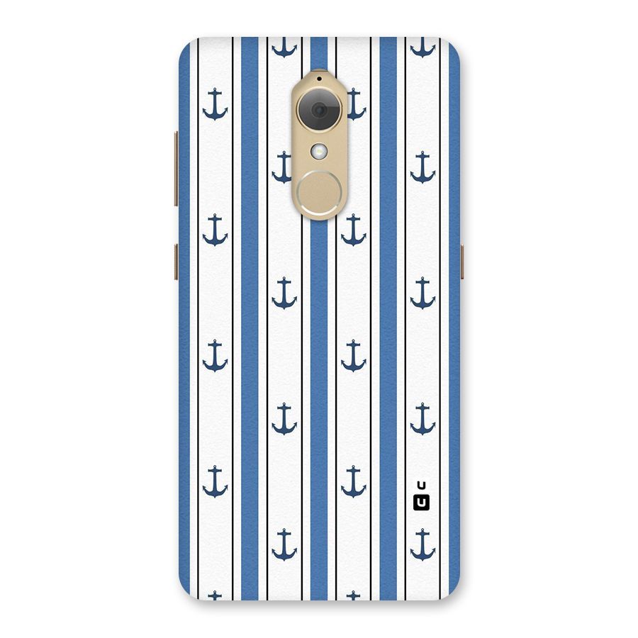 Anchor Stripe Lines Back Case for Lenovo K8