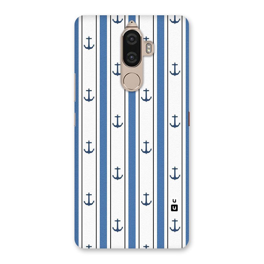 Anchor Stripe Lines Back Case for Lenovo K8 Note