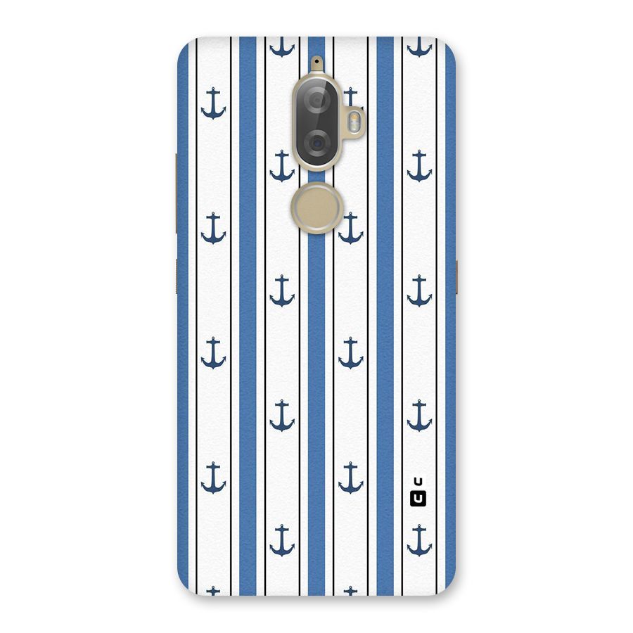 Anchor Stripe Lines Back Case for Lenovo K8 Plus