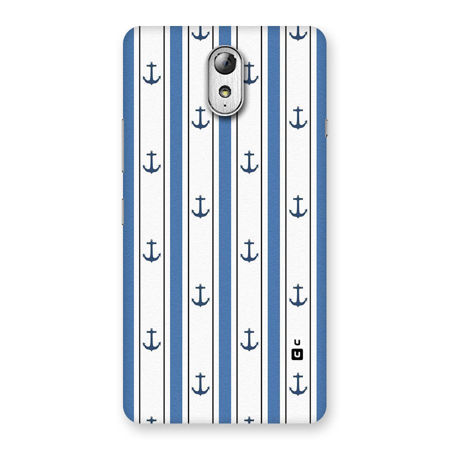 Anchor Stripe Lines Back Case for Lenovo Vibe P1M