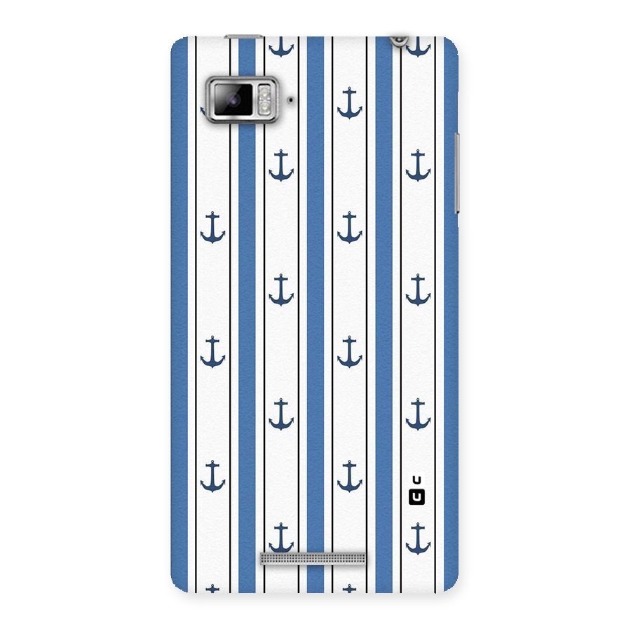 Anchor Stripe Lines Back Case for Lenovo Vibe Z K910