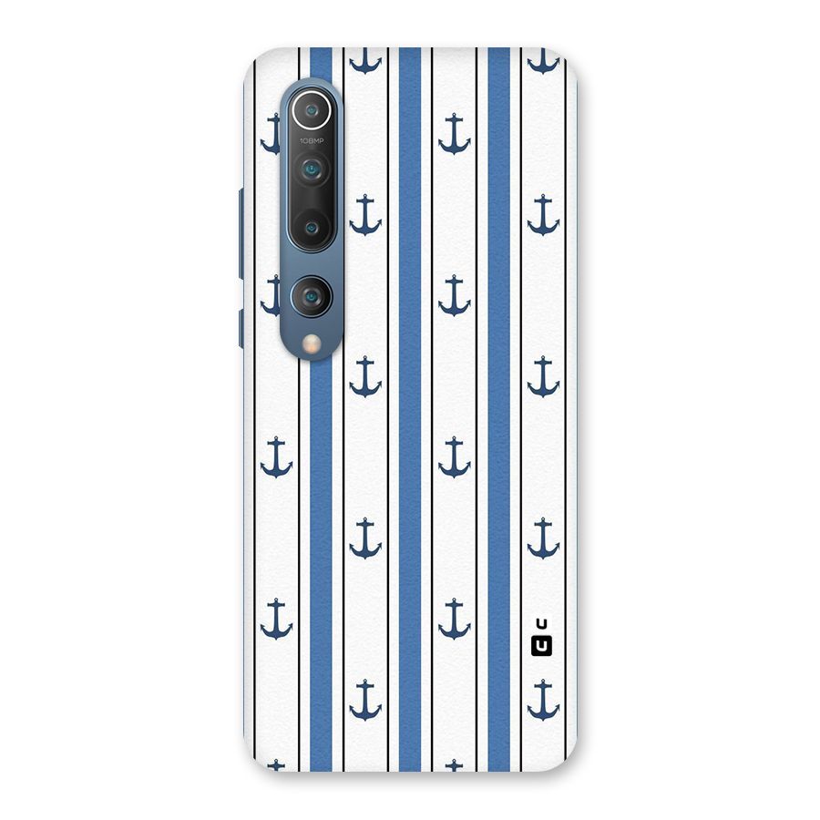 Anchor Stripe Lines Back Case for Mi 10
