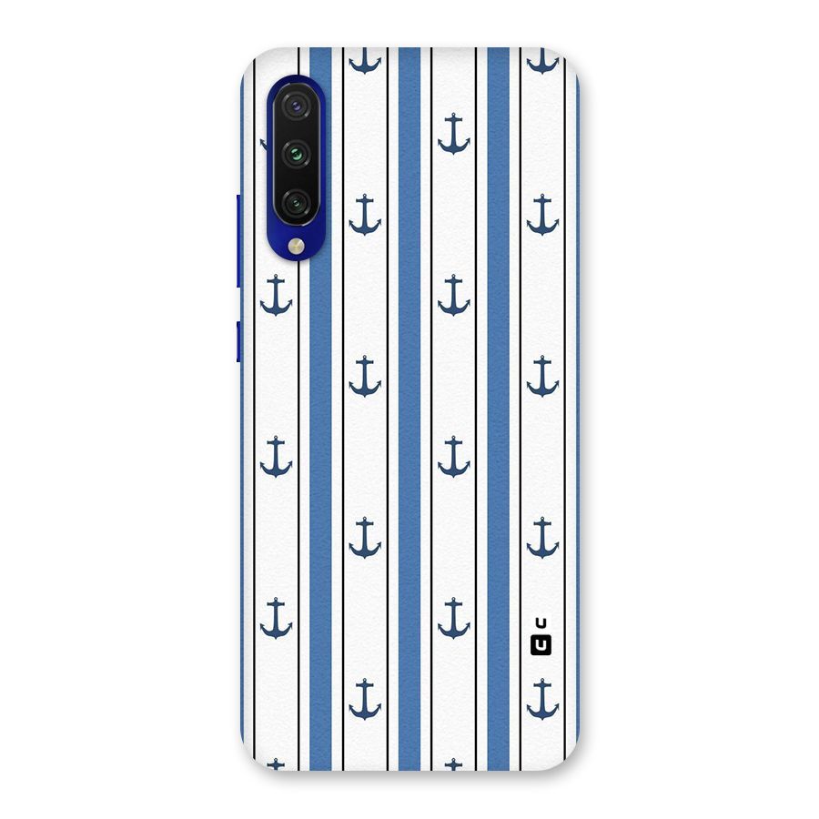 Anchor Stripe Lines Back Case for Mi A3