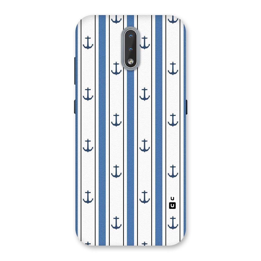 Anchor Stripe Lines Back Case for Nokia 2.3