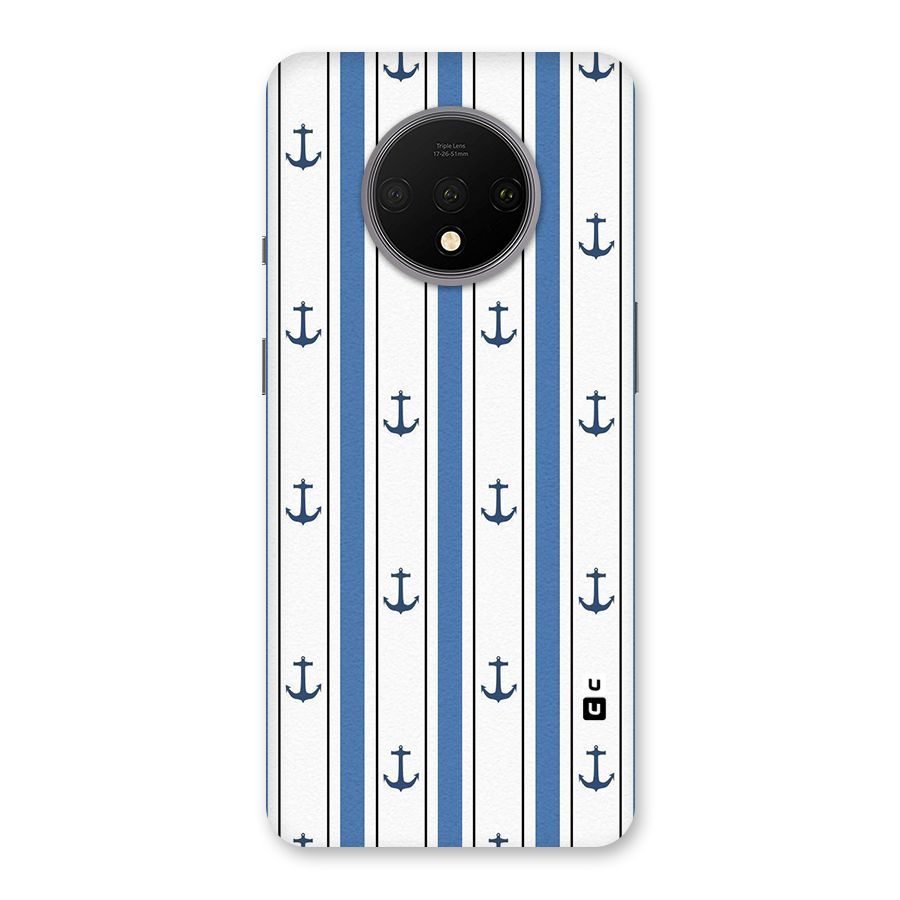 Anchor Stripe Lines Back Case for OnePlus 7T