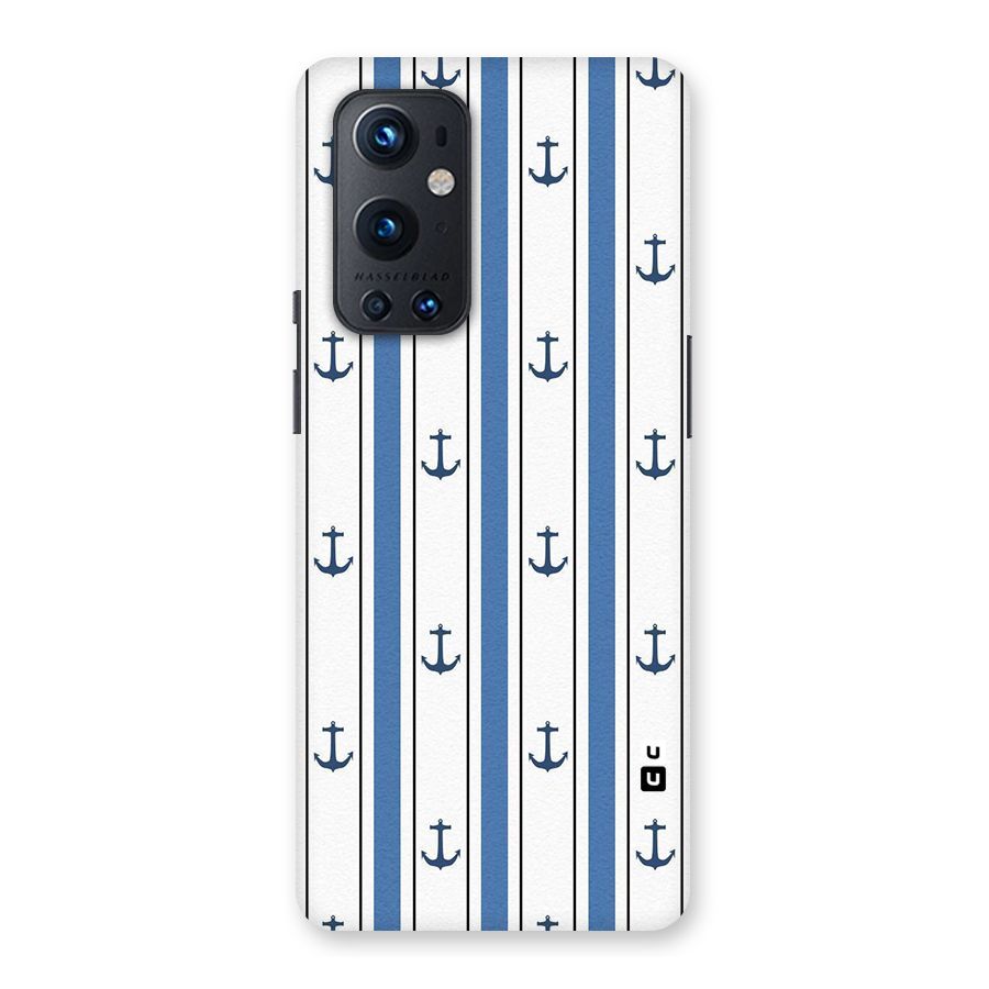 Anchor Stripe Lines Back Case for OnePlus 9 Pro