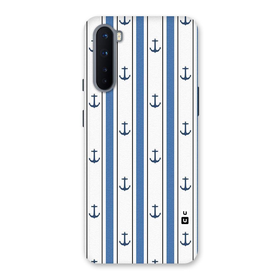 Anchor Stripe Lines Back Case for OnePlus Nord
