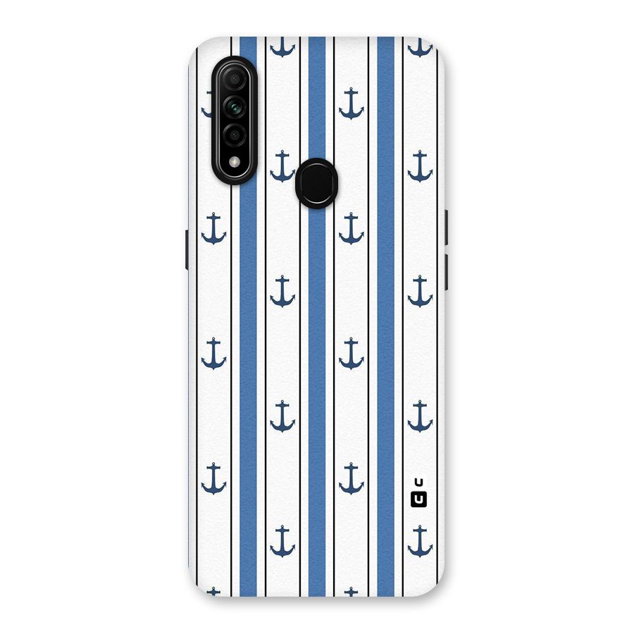 Anchor Stripe Lines Back Case for Oppo A31