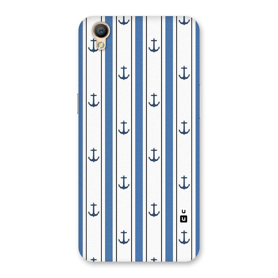 Anchor Stripe Lines Back Case for Oppo A37