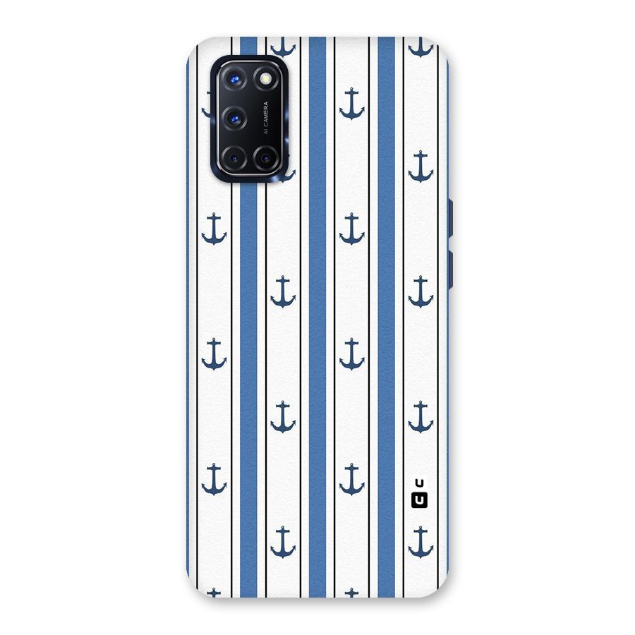 Anchor Stripe Lines Back Case for Oppo A52