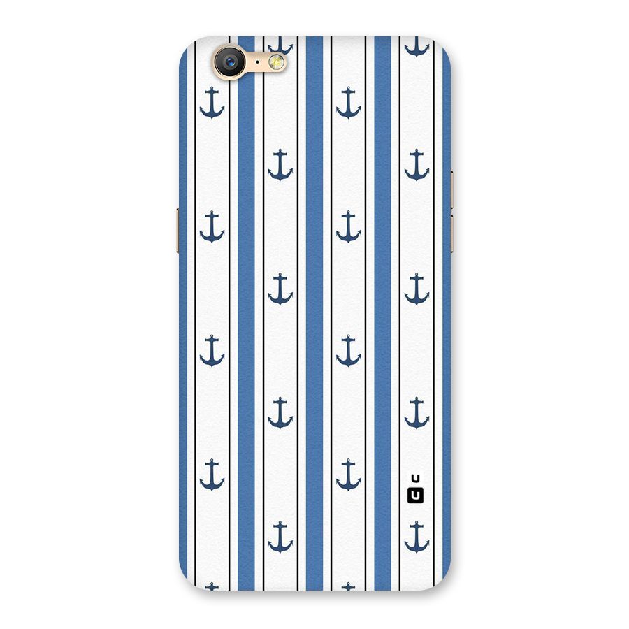 Anchor Stripe Lines Back Case for Oppo A57