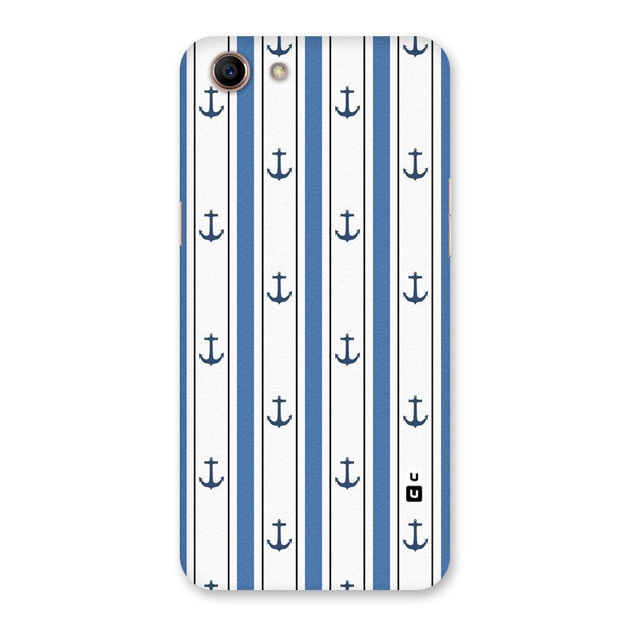 Anchor Stripe Lines Back Case for Oppo A83 (2018)