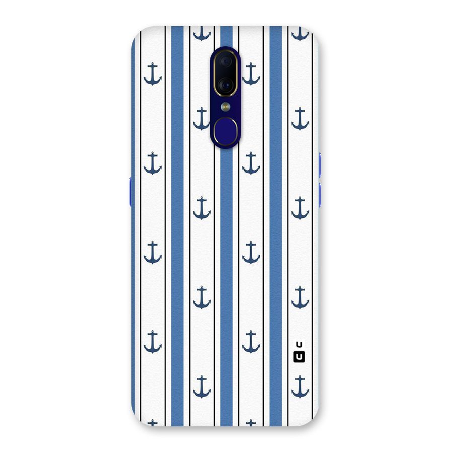 Anchor Stripe Lines Back Case for Oppo A9