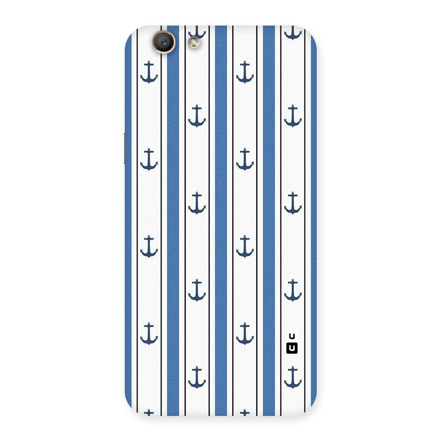 Anchor Stripe Lines Back Case for Oppo F1s