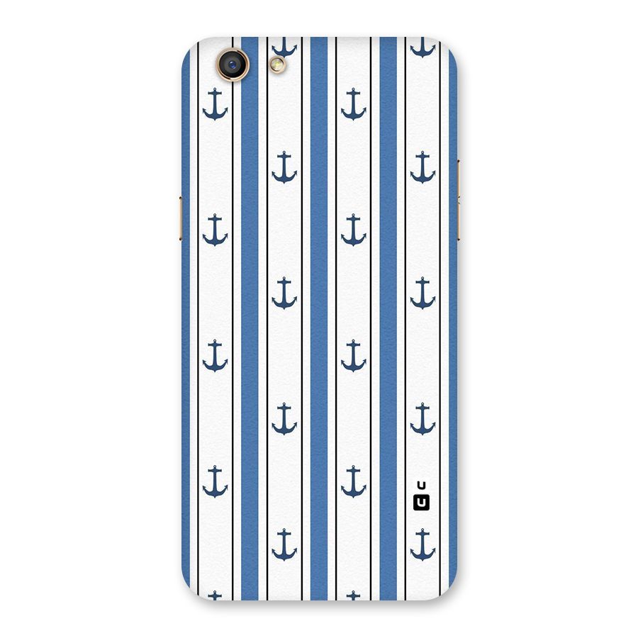 Anchor Stripe Lines Back Case for Oppo F3