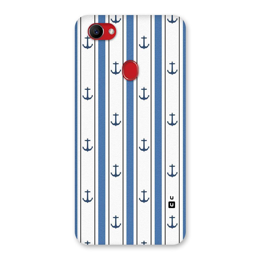 Anchor Stripe Lines Back Case for Oppo F7