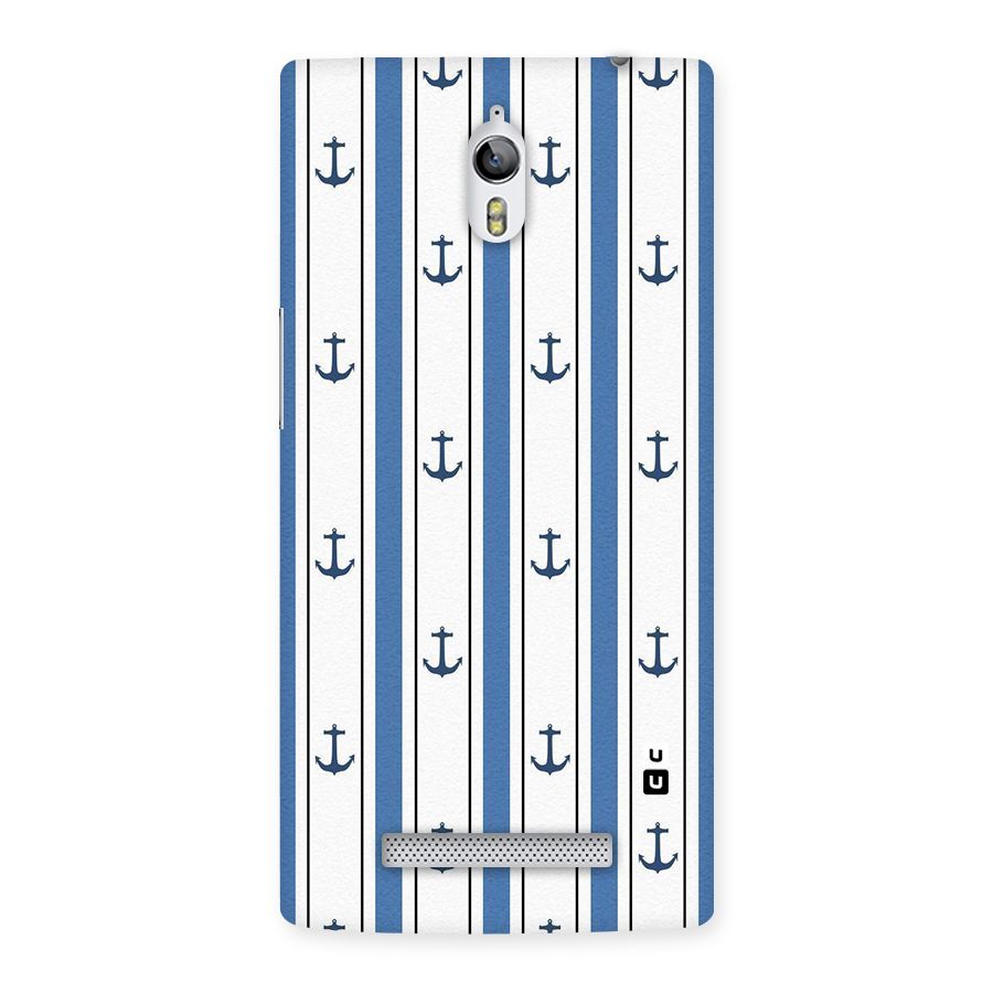 Anchor Stripe Lines Back Case for Oppo Find 7