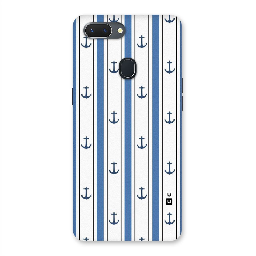 Anchor Stripe Lines Back Case for Oppo Realme 2