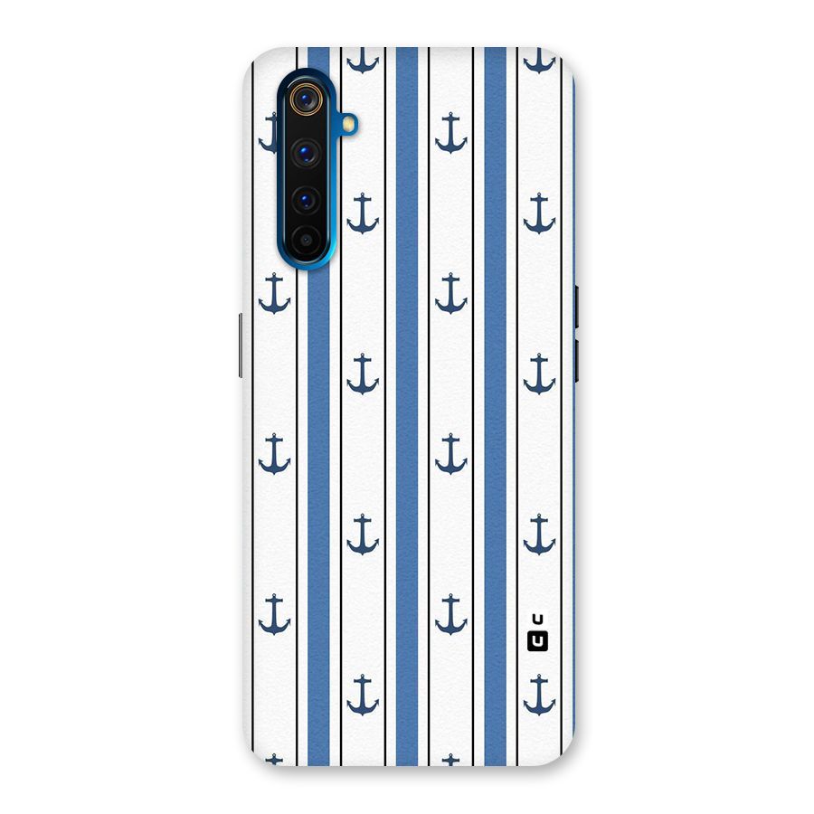 Anchor Stripe Lines Back Case for Realme 6 Pro