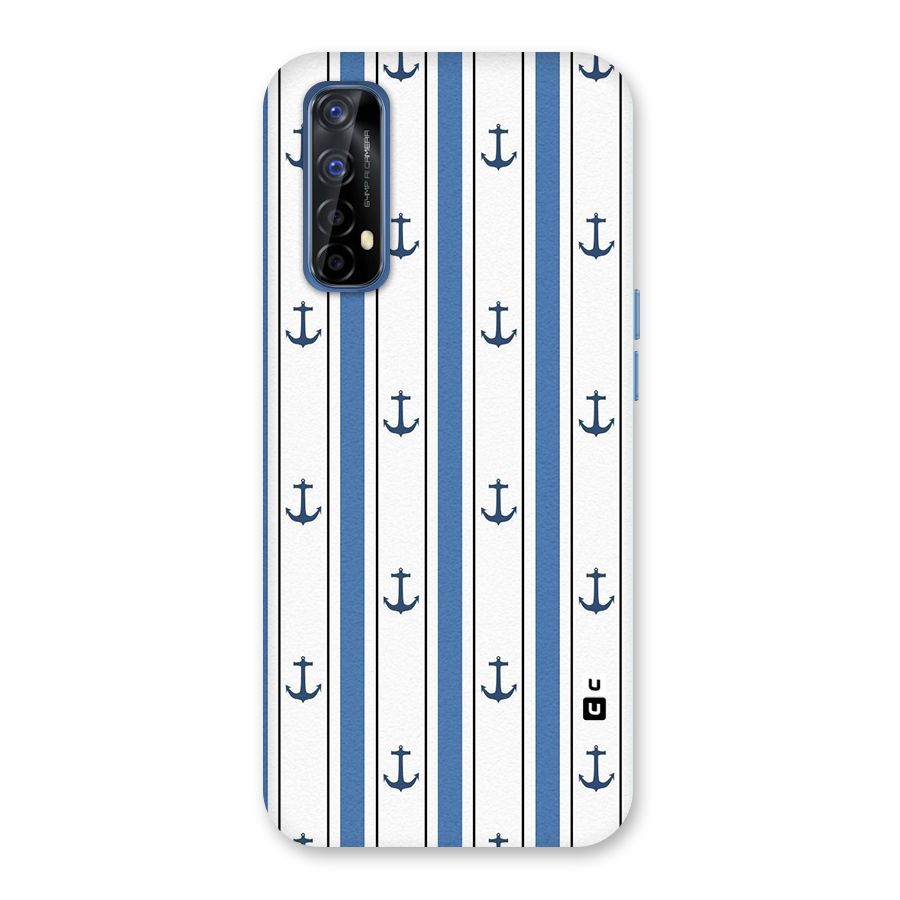 Anchor Stripe Lines Back Case for Realme 7
