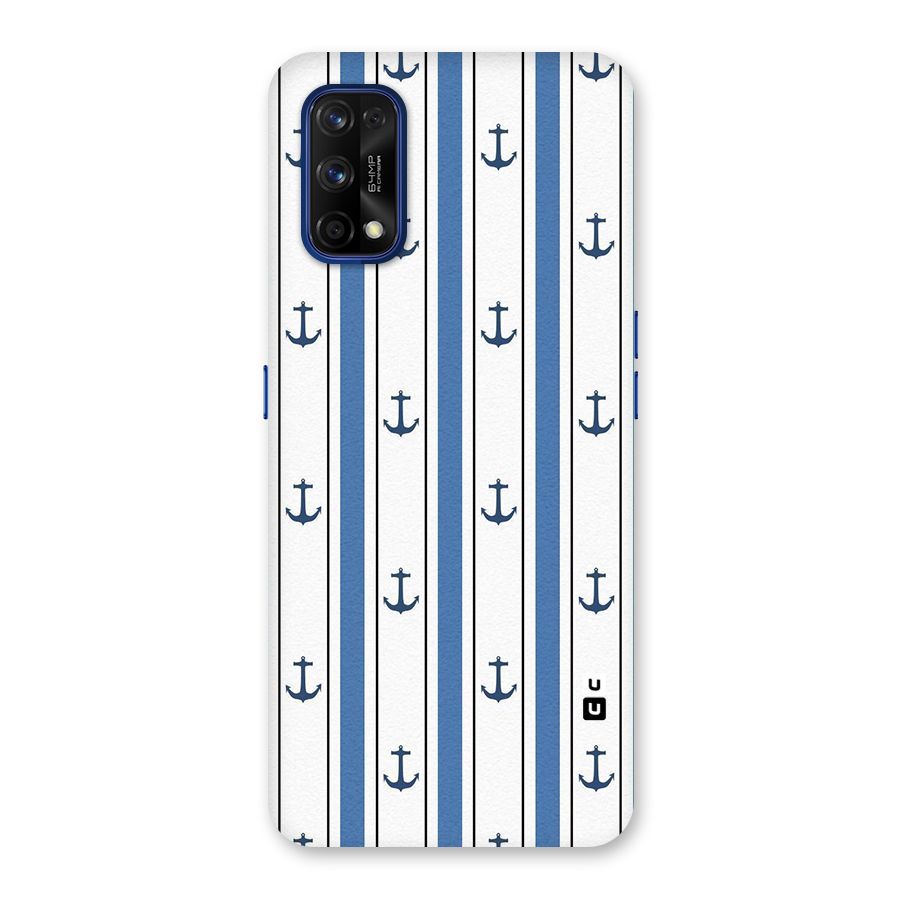 Anchor Stripe Lines Back Case for Realme 7 Pro