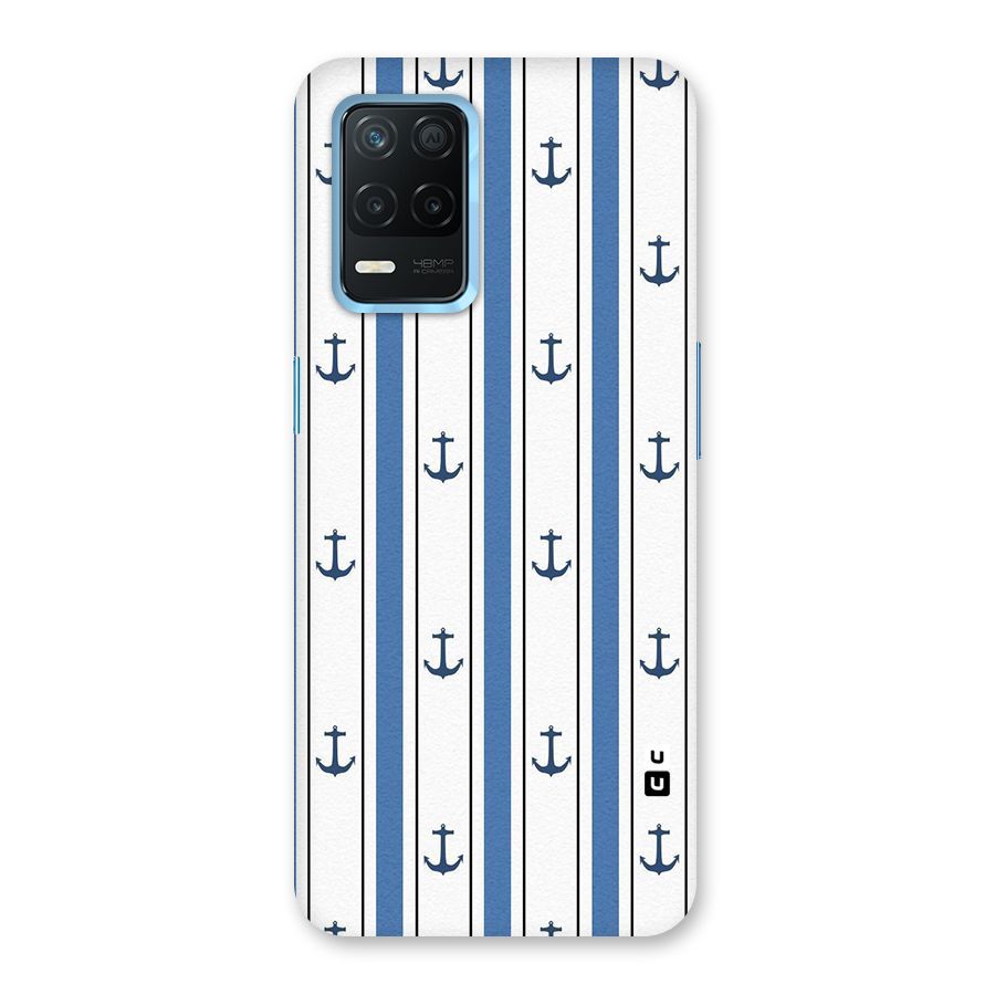 Anchor Stripe Lines Back Case for Realme 8s 5G