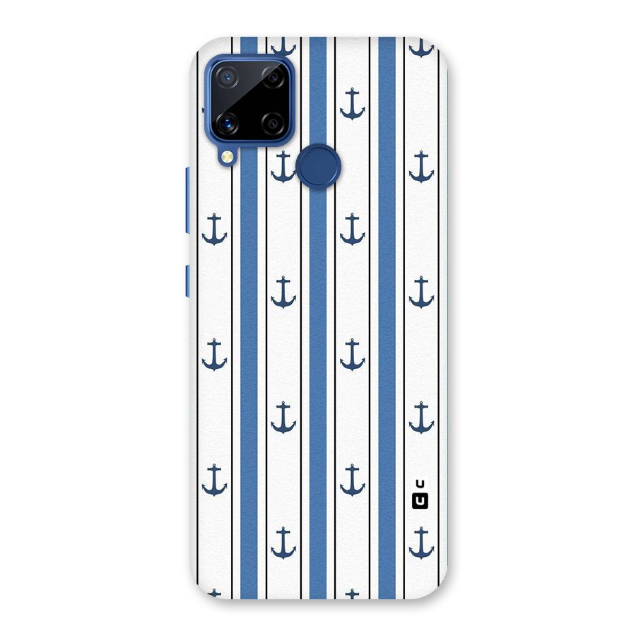 Anchor Stripe Lines Back Case for Realme C15